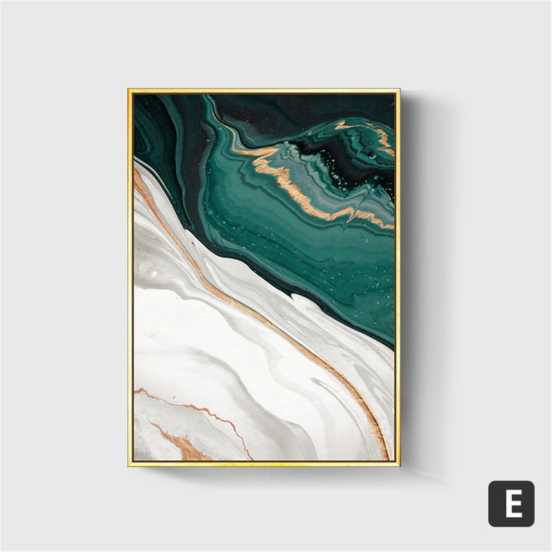 Green Opulence Canvas Painting (6 pack)