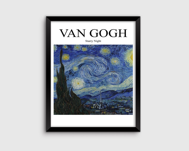 Van Gogh Canvas Painting (9 Pack)