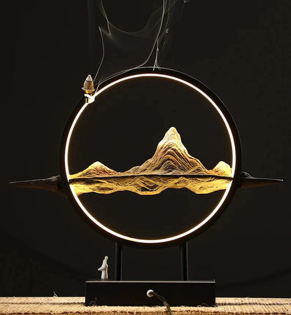 The Vast Land Incense Burner Lamp