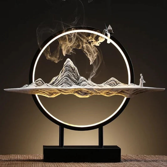 The Vast Land Incense Burner Lamp