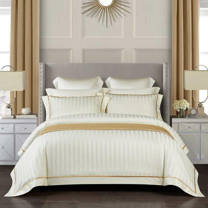 Serenity Cream Duvet Cover Set (Egyptian Cotton)