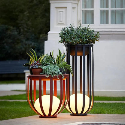 Flower Pot Lamp (Outdoor Solar)