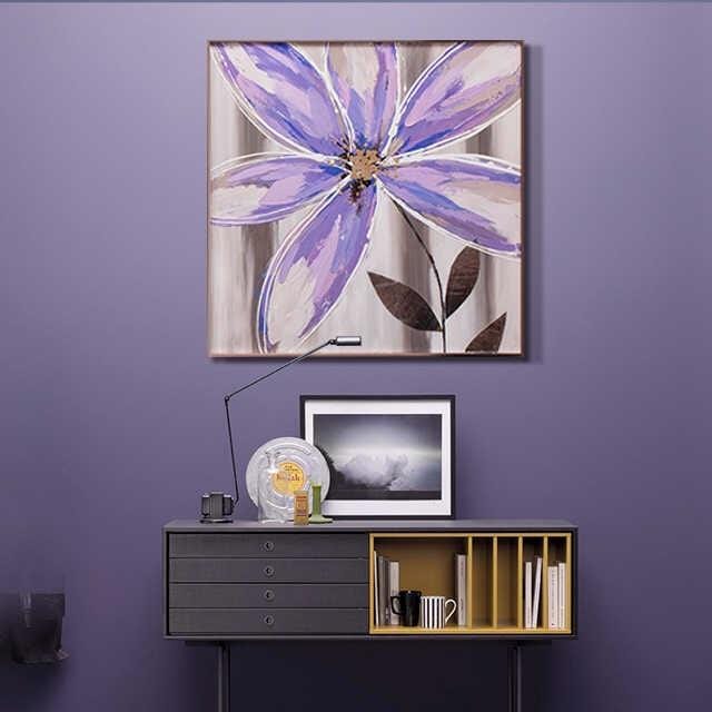 Lavender Flora Stretched Canvas