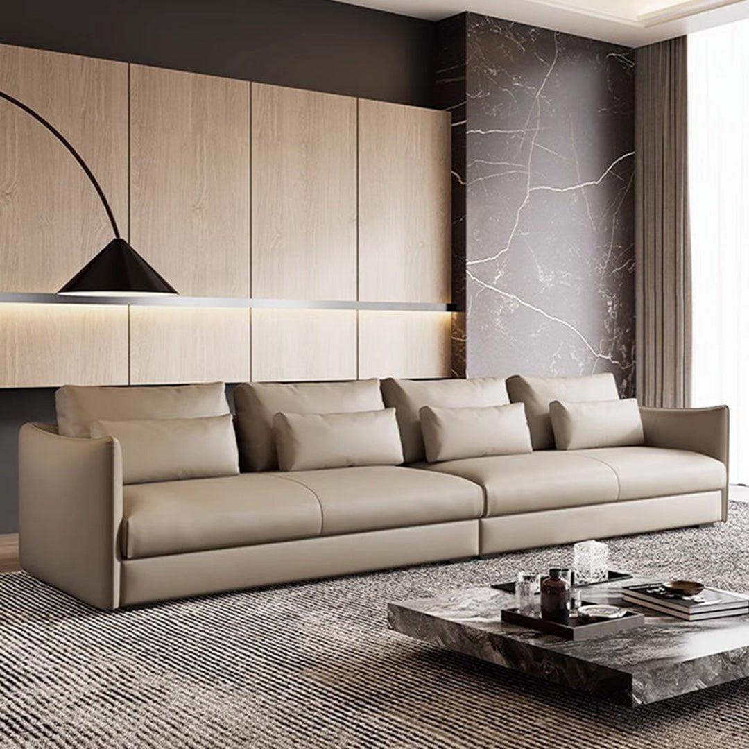 Contemporary Italian Leather Sofa