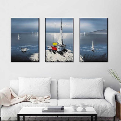 Paradise Sail Stretched Canvas