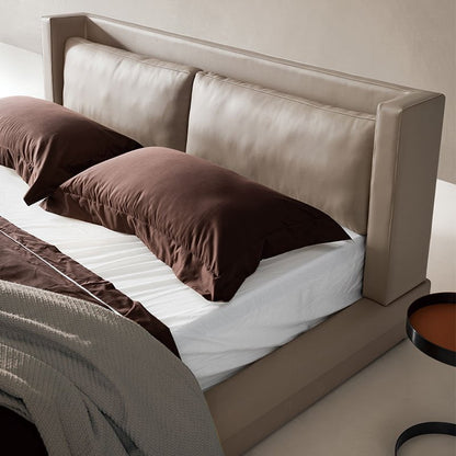 Signature Leather Upholstered Bed Frame