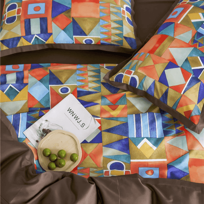 Shapes and Colors Duvet Cover Set (Egyptian Cotton)