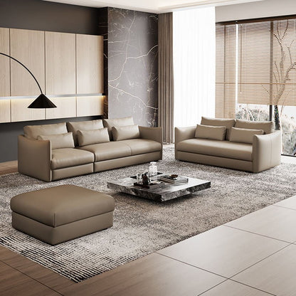 Contemporary Italian Leather Sofa