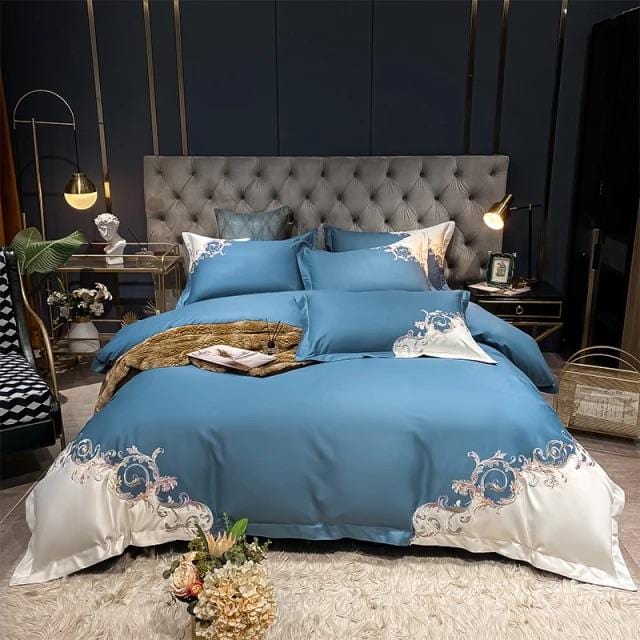 Dreamy Blue Duvet Cover Set (Egyptian Cotton)