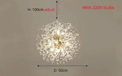 Crystal Dandelion Light