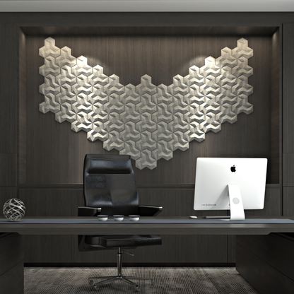 Zigzag Geometric 3D Wall Panel