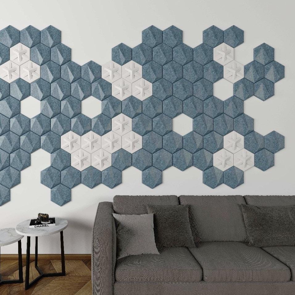 Tune Hexagon 3D Wall Panel