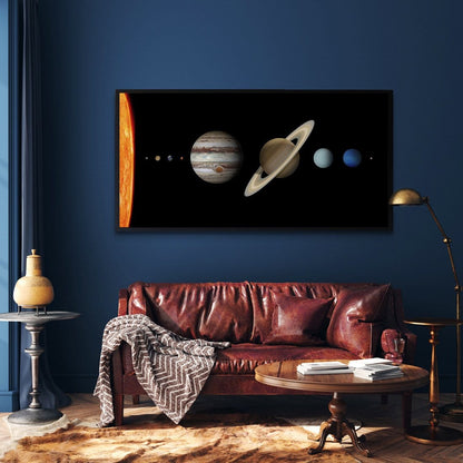 The Solar System Stretched Canvas