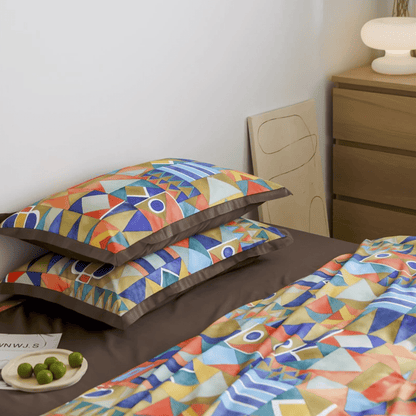 Shapes and Colors Duvet Cover Set (Egyptian Cotton)