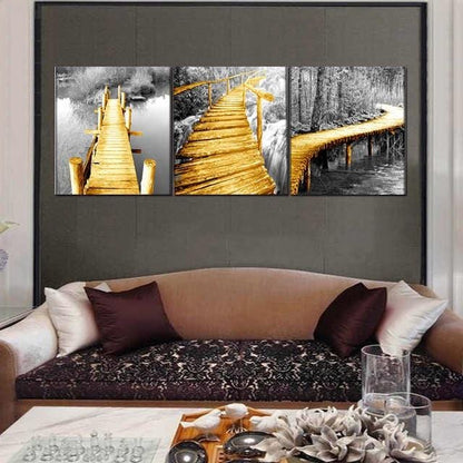 Walk in Sight Stretched Canvas