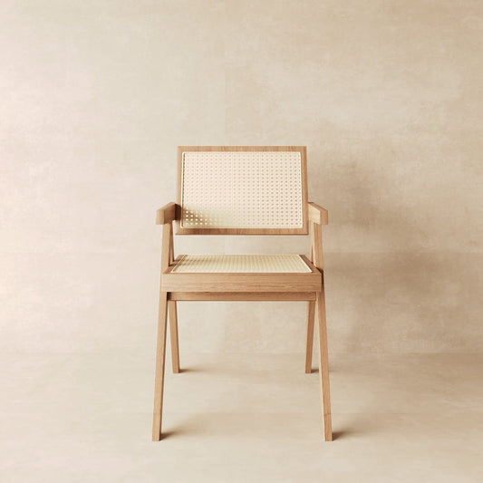 Japandi Rattan Dining Chair