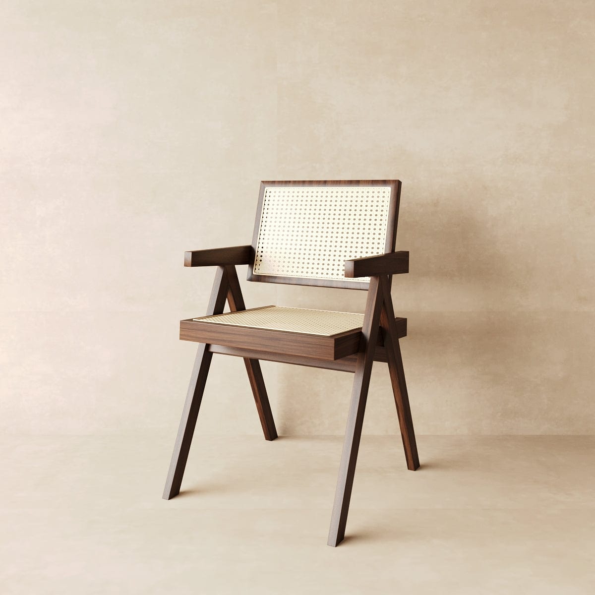 Japandi Rattan Dining Chair