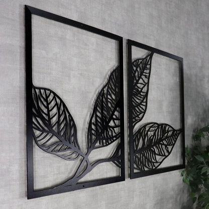 Leaves Metal Wall Art