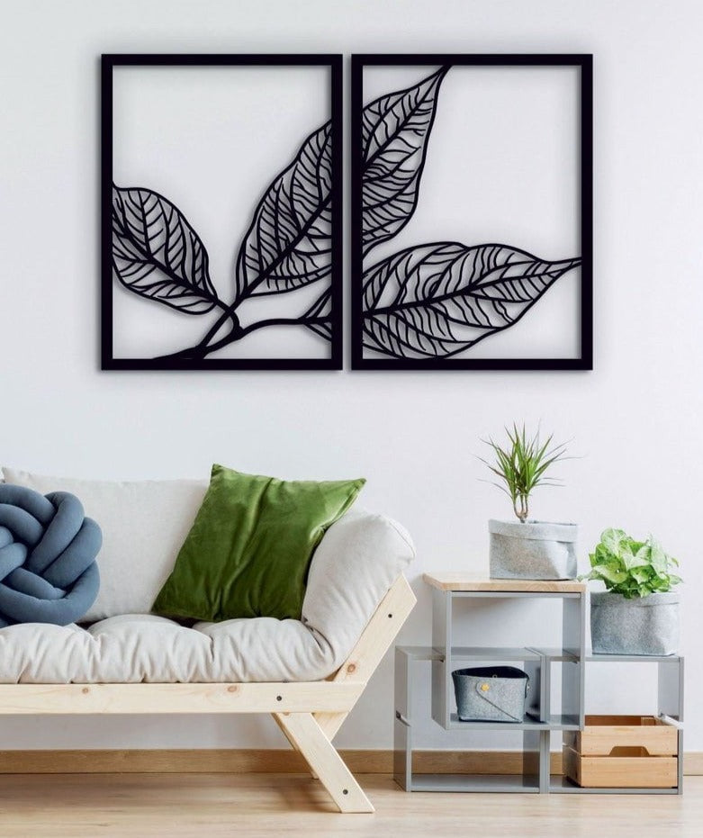 Leaves Metal Wall Art