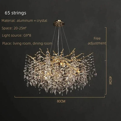 Crystalline Luxe Chandelier