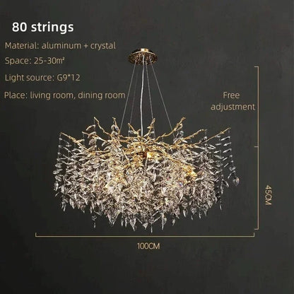 Crystalline Luxe Chandelier