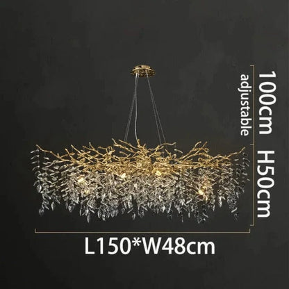 Crystalline Luxe Chandelier