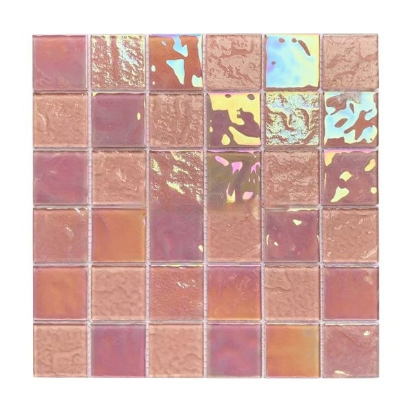 Salmon Peachee Swimming Pool Mosaic Tiles