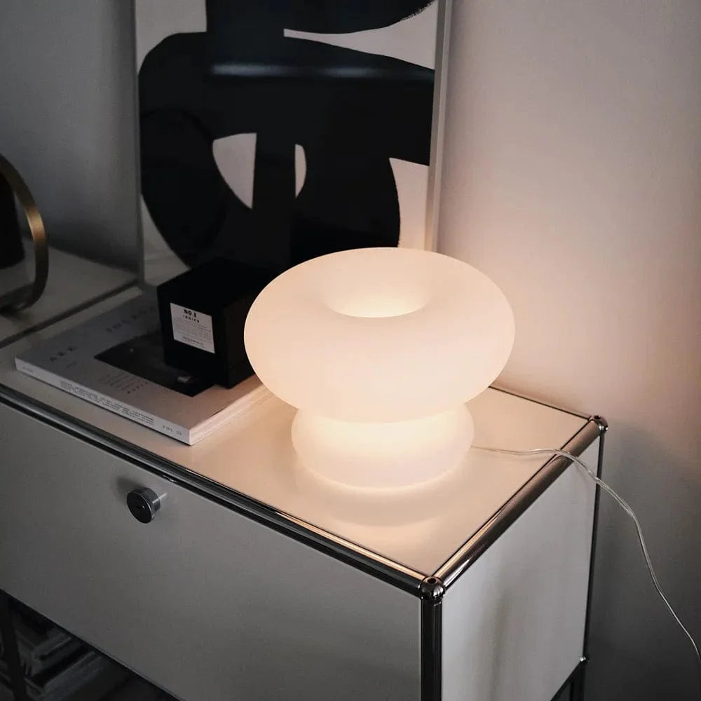 Maki White Mushroom Lamp