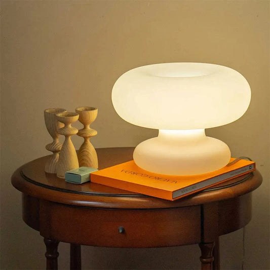 Maki White Mushroom Lamp