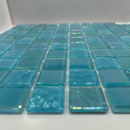 Sky Blue Crystal Swimming Pool Mosaic Tiles