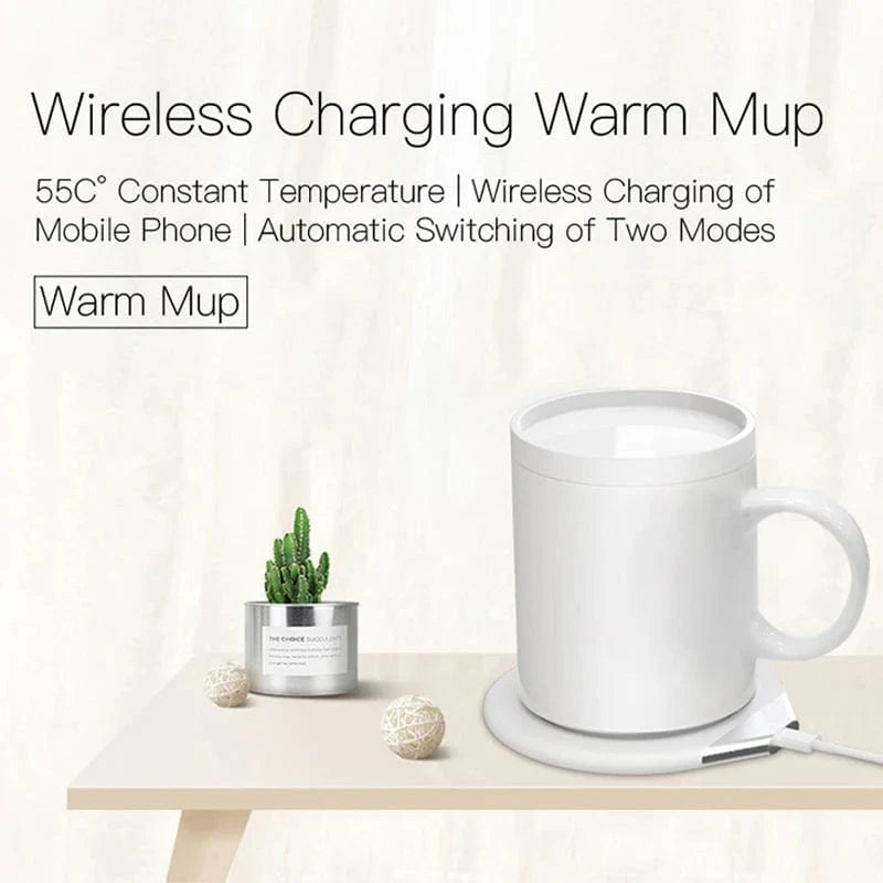 Hot Electric Mug (w/ wireless phone charging)