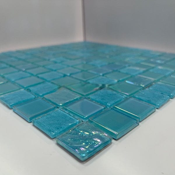 Sky Blue Crystal Swimming Pool Mosaic Tiles