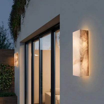 Marble Outdoor Wall Light