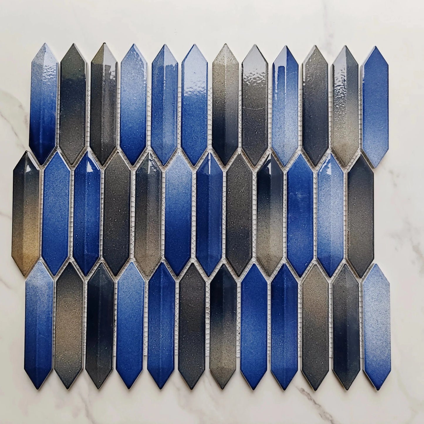 Montreal 3D Arrow Shape Mosaic Tile