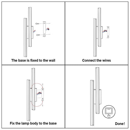 String Bar Wall Light