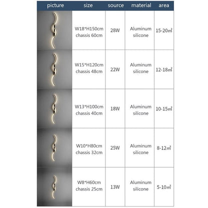 Dua Curve Wall Light