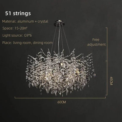 Crystalline Luxe Chandelier