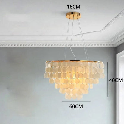 Celeste Shell Chandelier