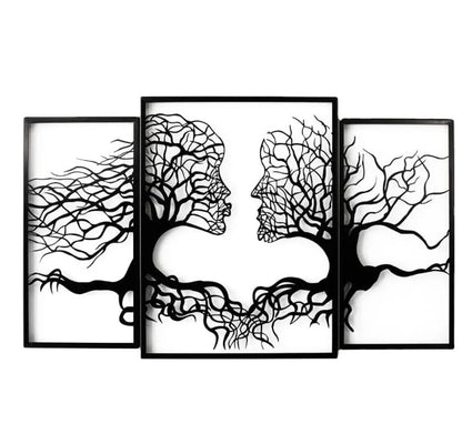 Eternal Lovers Metal Wall Art