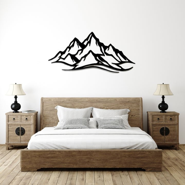 Mountain Range Metal Wall Art