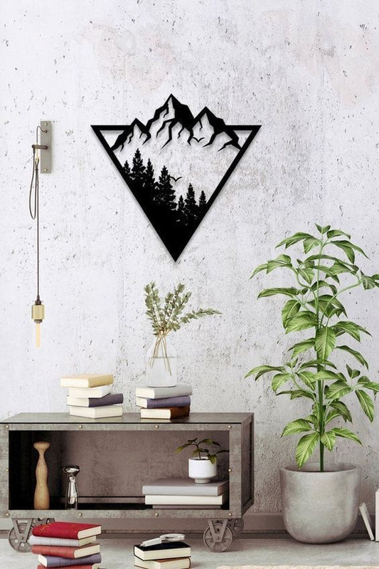 Mountain Triad Metal Wall Art