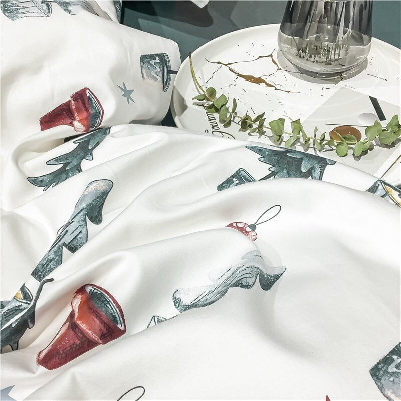 Christmas Milestone Duvet Cover Set (Egyptian Cotton)