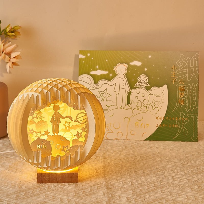 Paper Carving Creative 3D Small Night Lamp Creative Home Decor