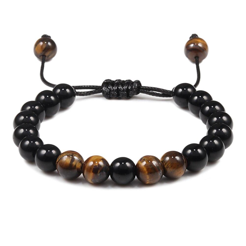 Lava Stone Yoga Healing Bangle