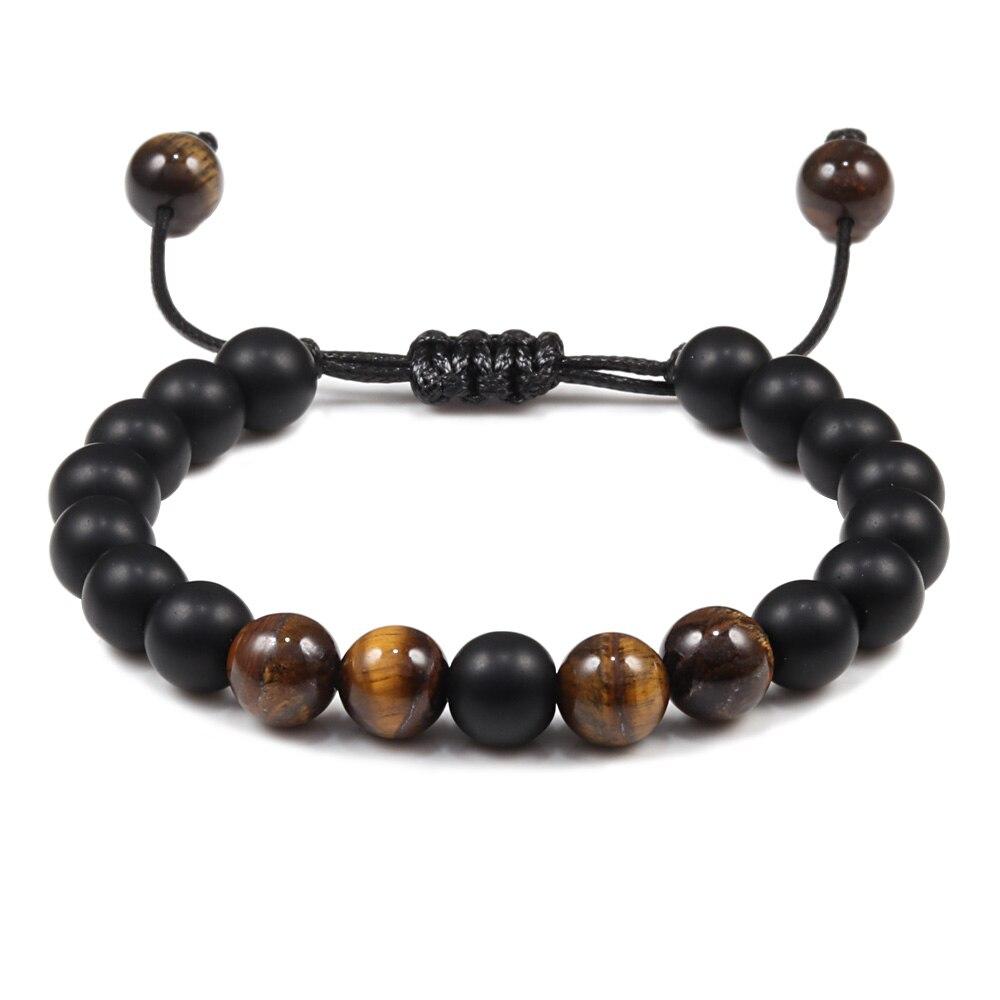 Lava Stone Yoga Healing Bangle