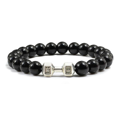 Handmade Dumbbell Natural Stone Yoga Bangles