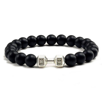 Handmade Dumbbell Natural Stone Yoga Bangles