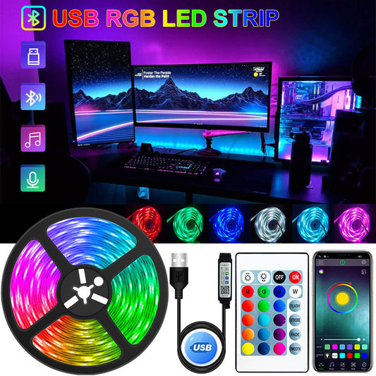 Multicolor LED Strip Lights With Remote Control For Home Decoration And Special Occasions