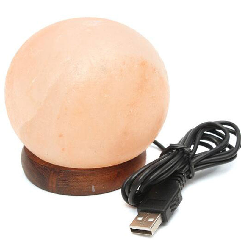 USB Himalayan Magic Ball Salt Lamp and Air Purifier