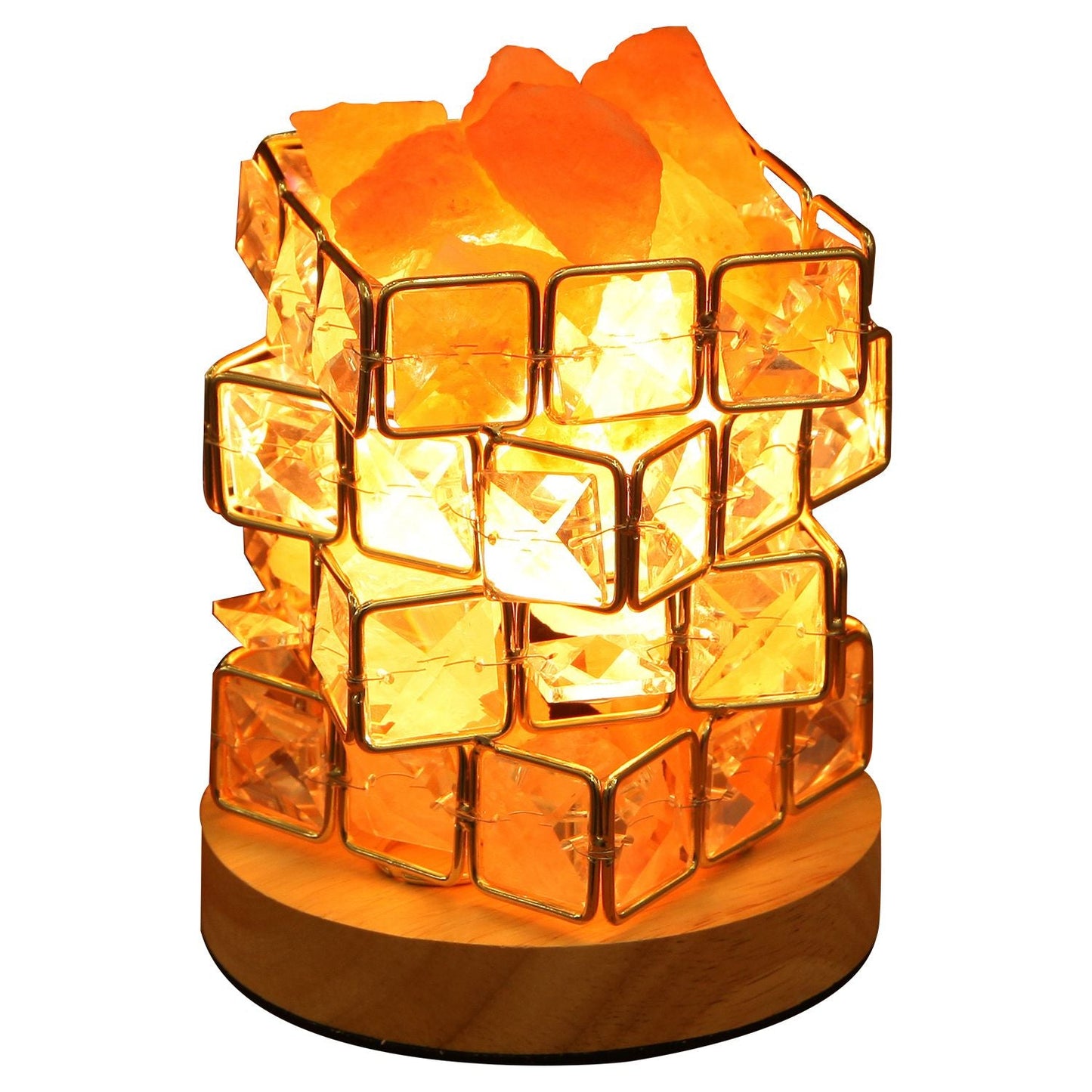 Rubik's Cube Serenity Himalayan Salt Lamp